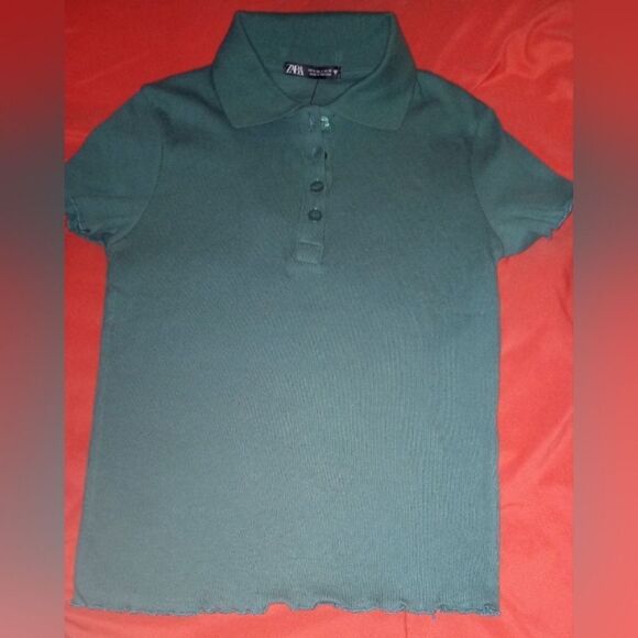 Zara Girls' Polo Shirt - Picture 1 of 4